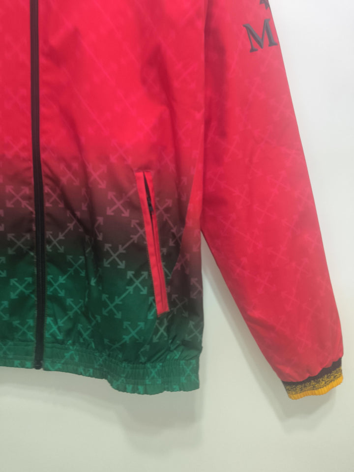 AC Milan Reversible Windbreaker Jacket - Red/Black