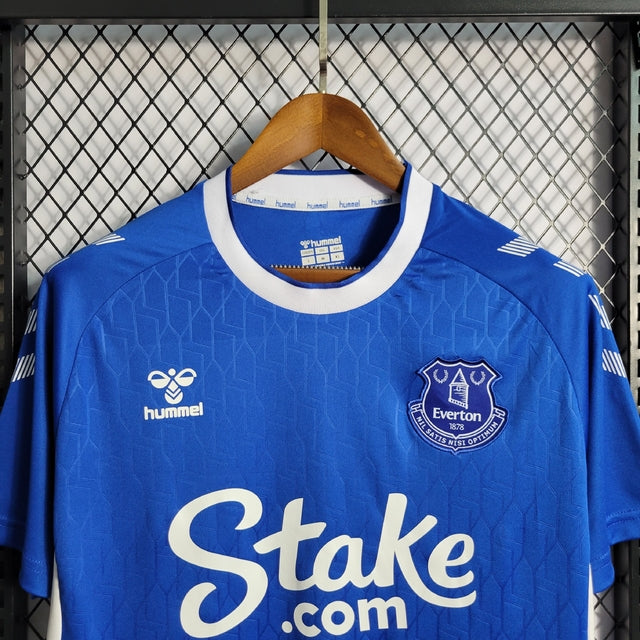 Everton Third Home 22/23 Shirt No. Hummel Fan Men's - Blue