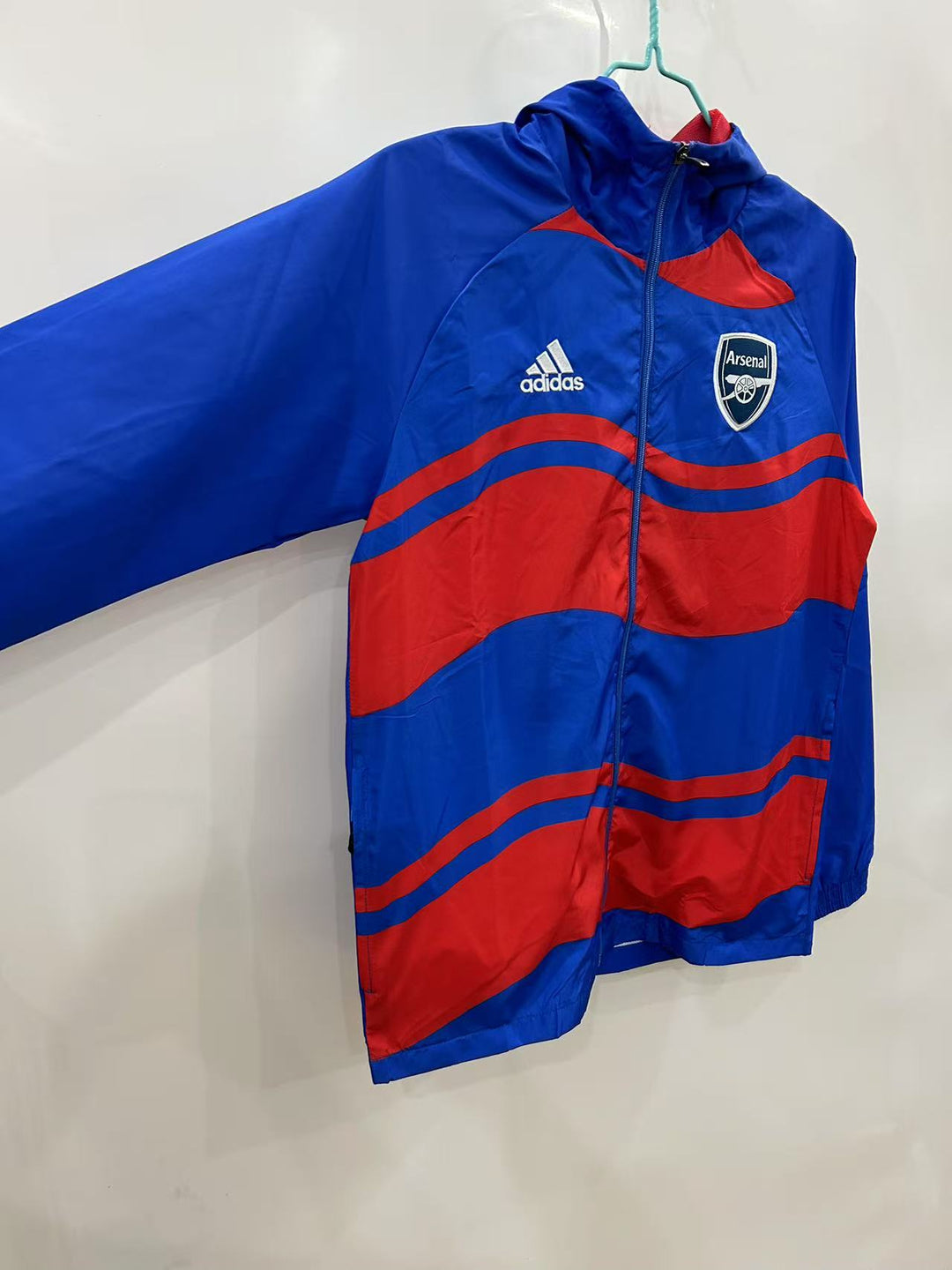 Arsenal Windbreaker Jacket - Blue/Red