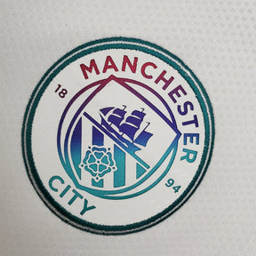 Manchester City Away 21/22 Shirt No. Puma Fan Masculina - White