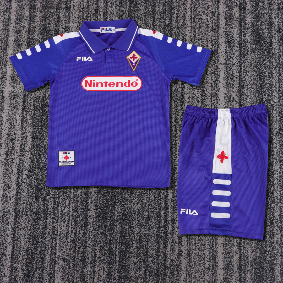 Fiorentina 98/99 Children's Home Retro Set