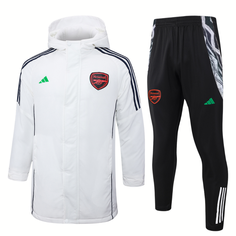 Arsenal Bench Coat 24/25 - White