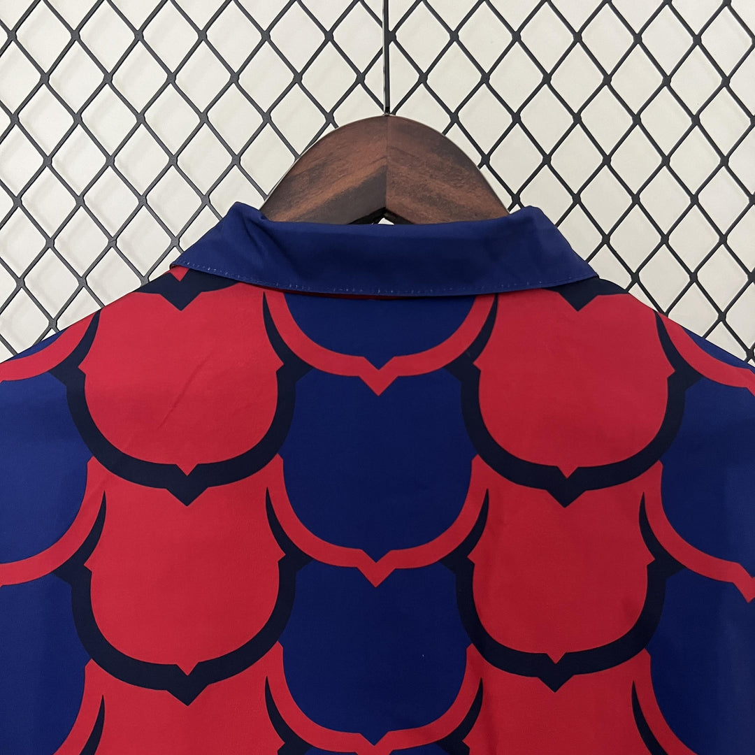 Barcelona Reversible Windbreaker Jacket - Red