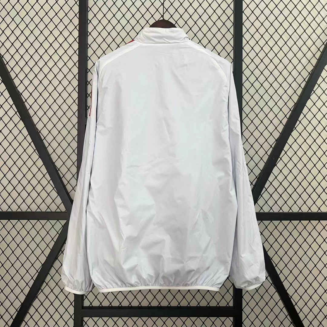 Italy Reversible Windbreaker Jacket - Blue/White