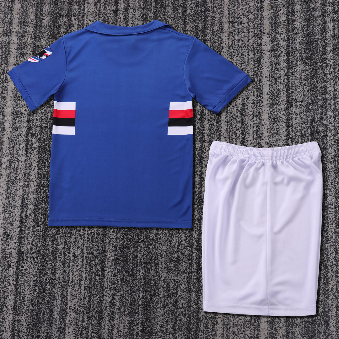 Sampdoria 90/91 Children's Home Retro Set