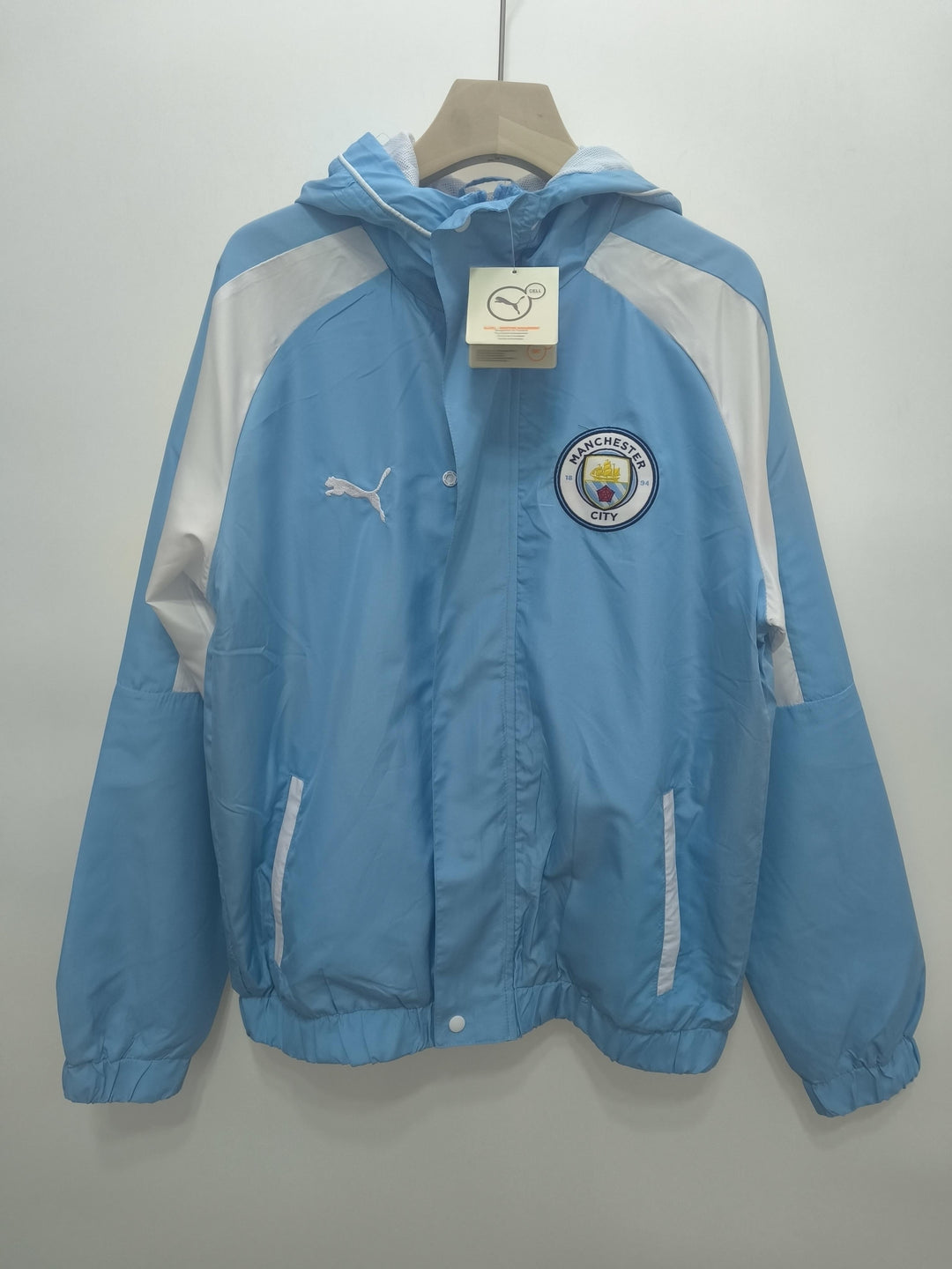 Manchester City Windbreaker Jacket - Light Blue