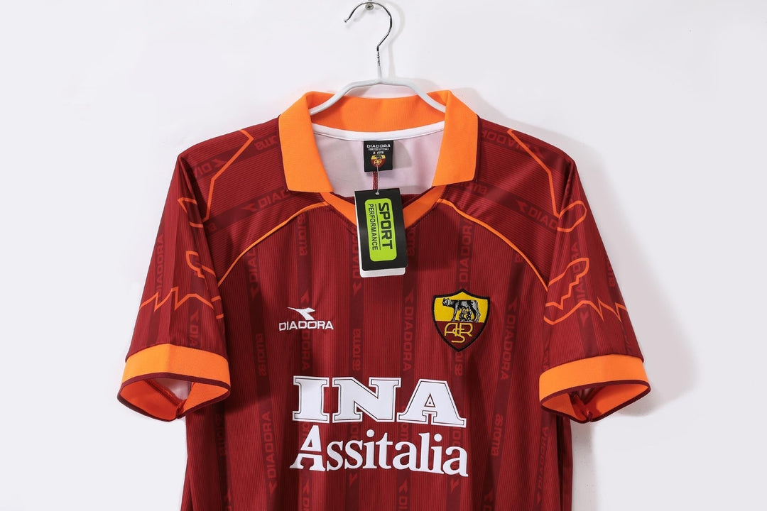 Roma 1999/00 Home Retro Shirt