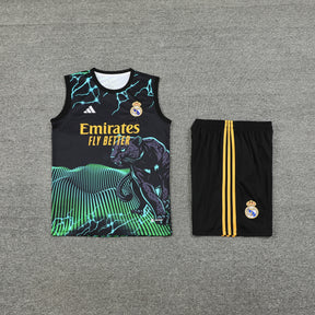 REAL MADRID TANK TOP SET 24/25 - PANTHER GREEN