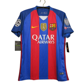 Barcelona 2016/17 Retro Shirt - Messi #10 (+Patches)