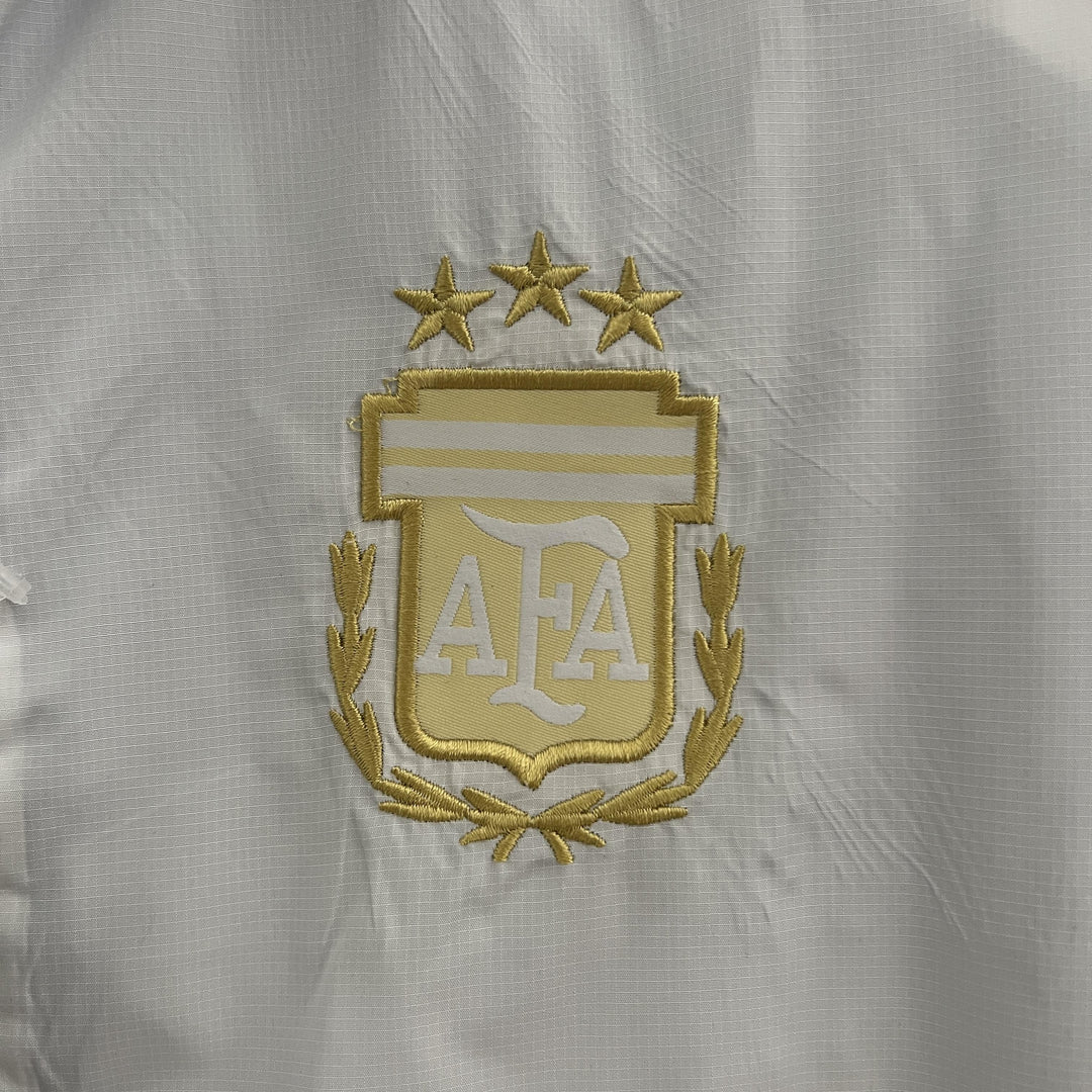 Argentina Reversible Windbreaker Jacket - Dark Blue/White