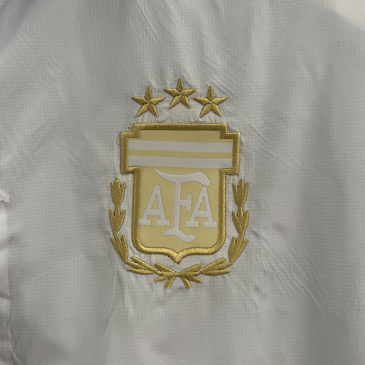 Argentina Reversible Windbreaker Jacket - Dark Blue/White