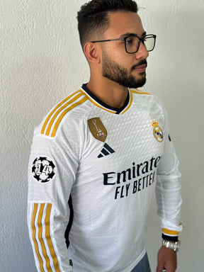 Real Madrid 2023/24 Shirt Player Version - Long Sleeve (+Patches)