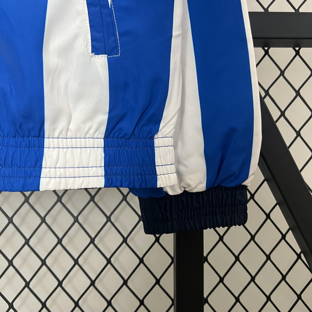 Argentina Reversible Windbreaker Jacket - Blue/White