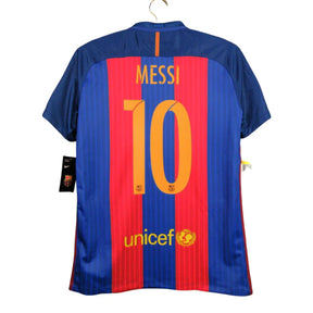 Barcelona 2016/17 Retro Shirt - Messi #10 (+Patches)