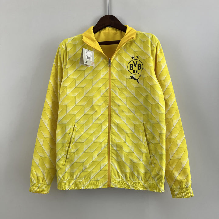 Borussia Dortmund Reversible Windbreaker Jacket - Yellow II