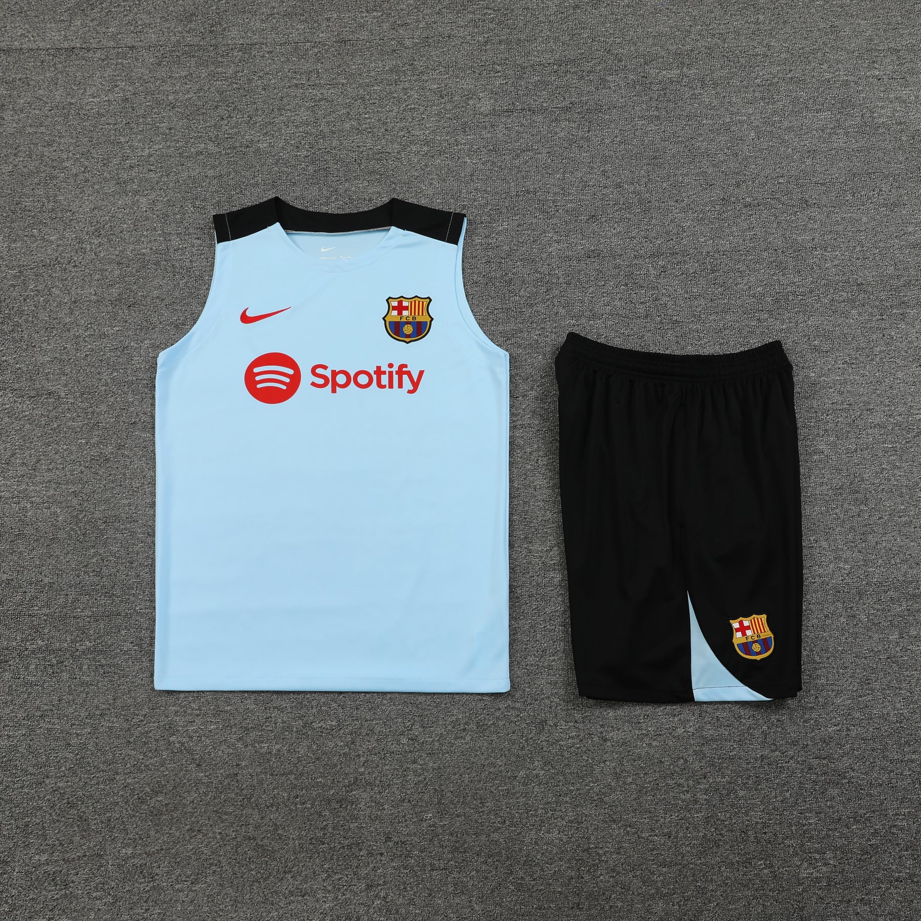 BARCELONA TANK TOP SET 24/25 - LIGHT BLUE