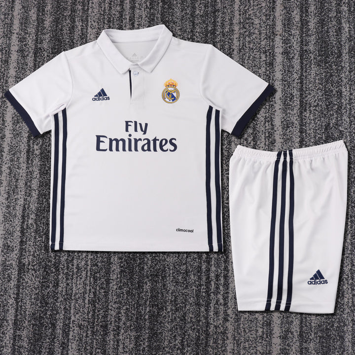 Real Madrid 16/17 Children's Home Retro Set