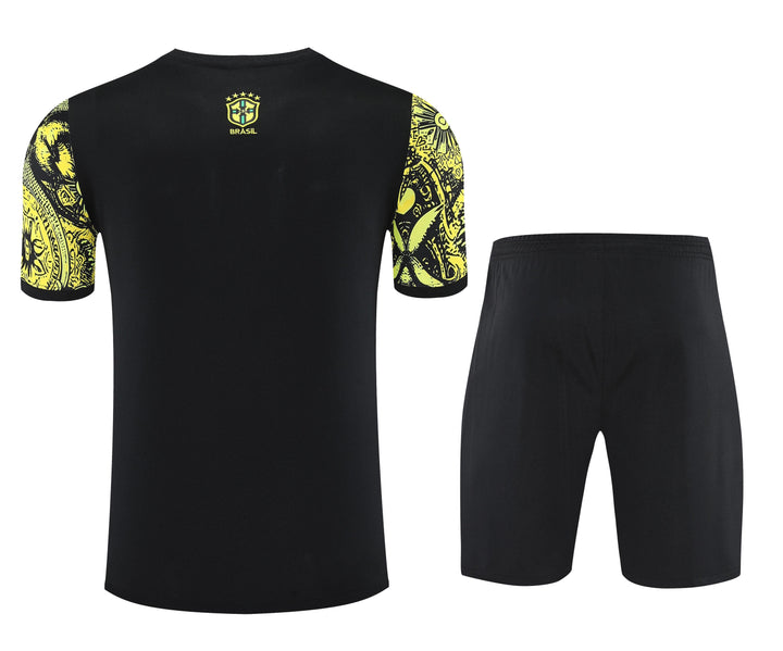 Brazil 2025/26 Training Kit - Black/Yellow