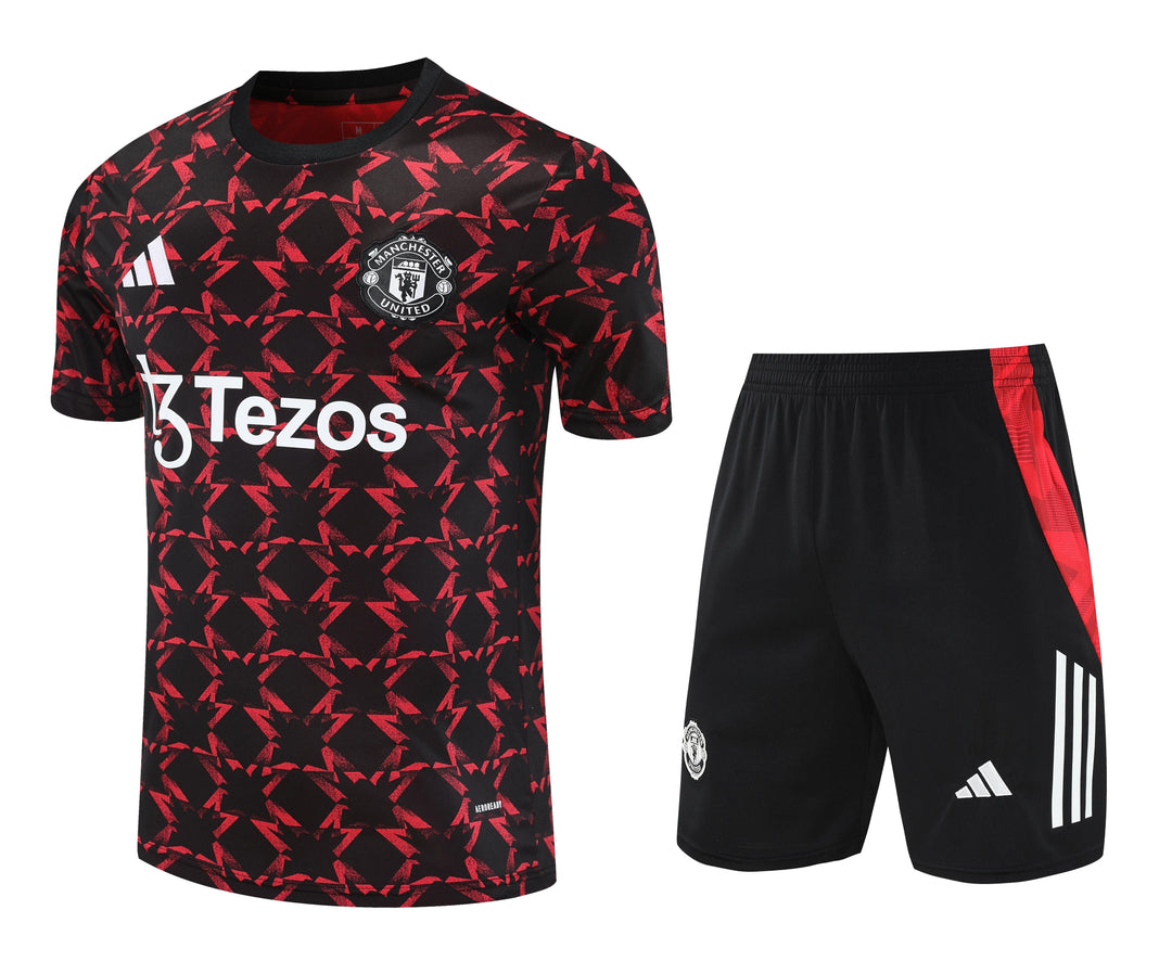 Manchester United 2025/26 Training Kit - Red/Black