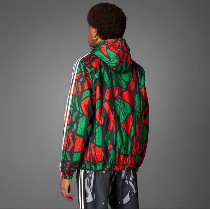 Arsenal 2024/25 Windbreaker Jacket - Red/Green