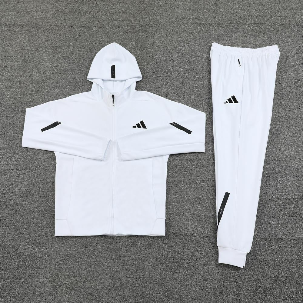 Adidas Tech Fleece Set – White