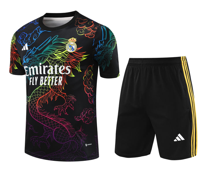 Real Madrid 2024/25 Training Kit - Black/Colorful