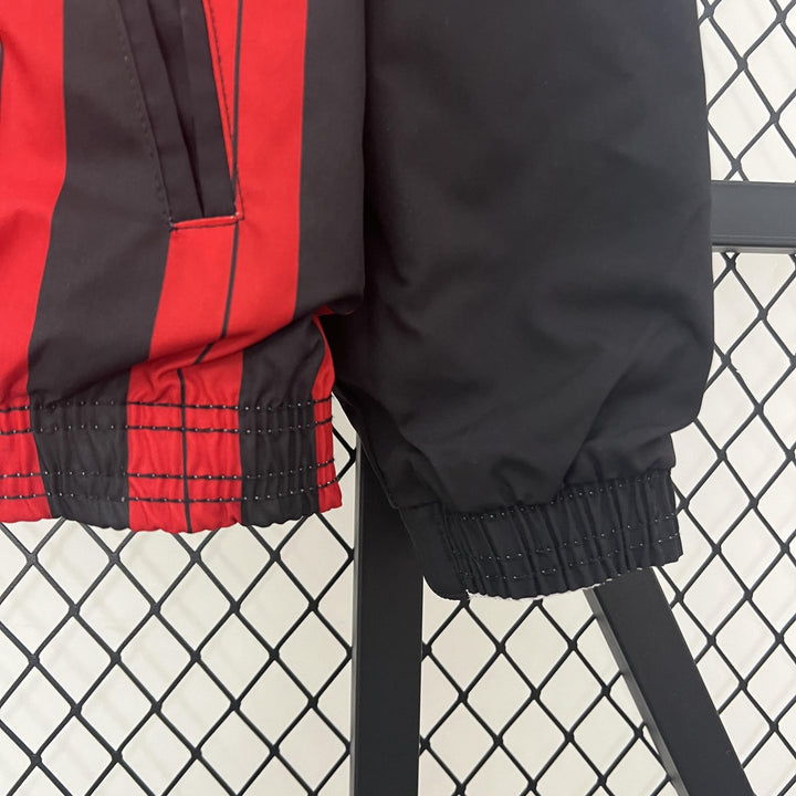 AC Milan Reversible Windbreaker Jacket - Red/White