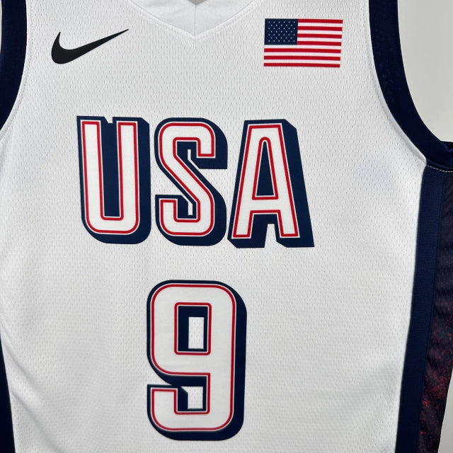 USA basketball Olympics 2024 Jersey - White