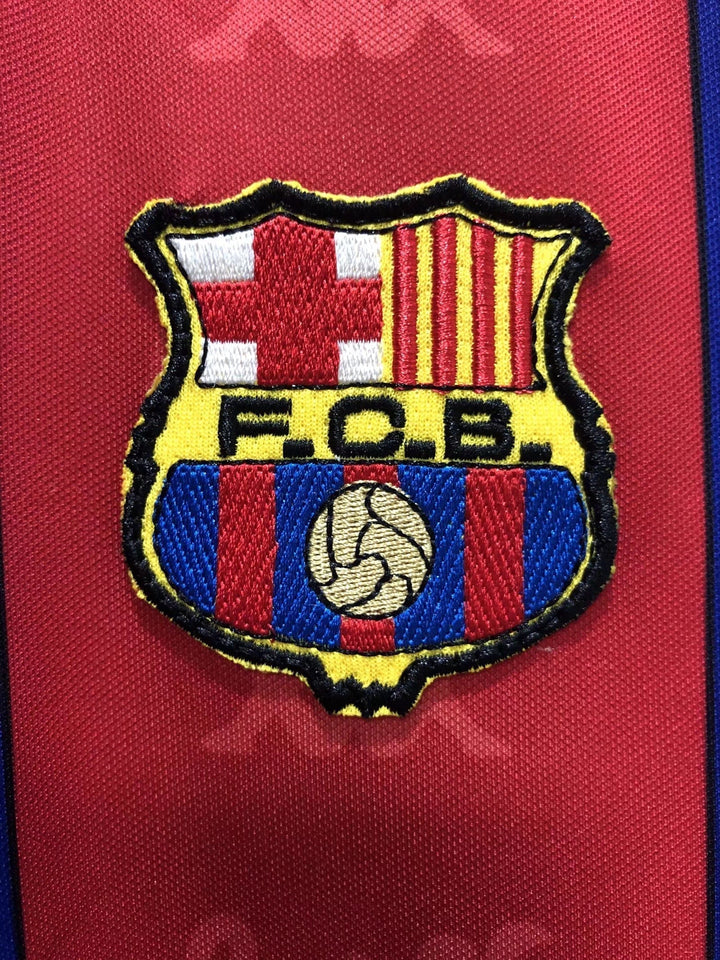 Barcelona 96/97 Home Retro Shirt - Long Sleeve