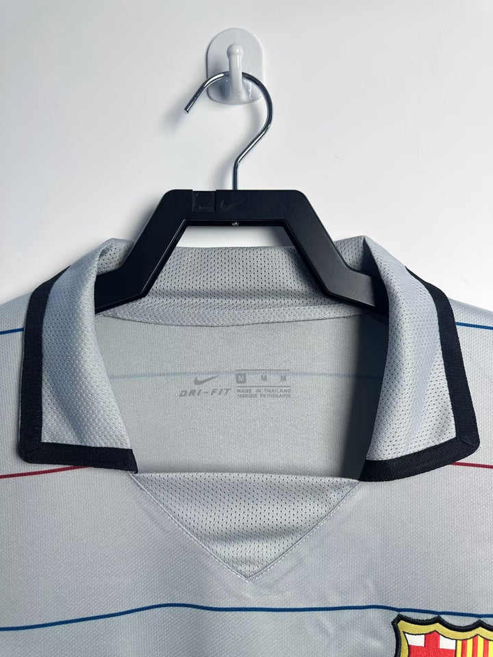 Barcelona 03/04 Away Retro Shirt - Long Sleeve