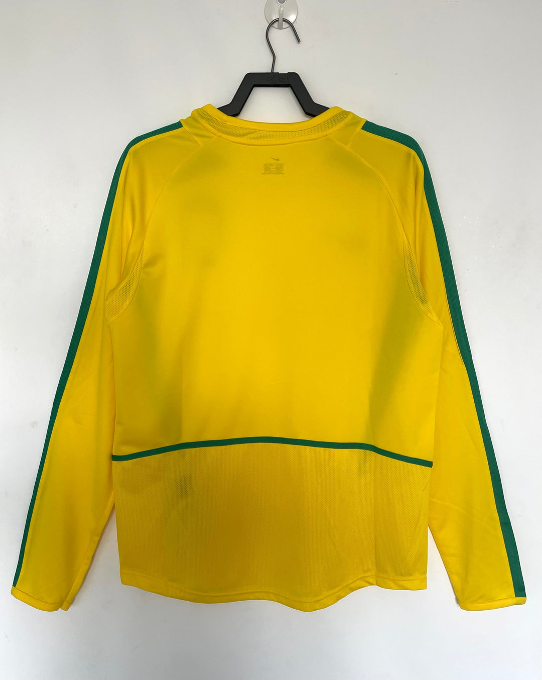 Brazil 2002 Home Retro Shirt - Long Sleeve