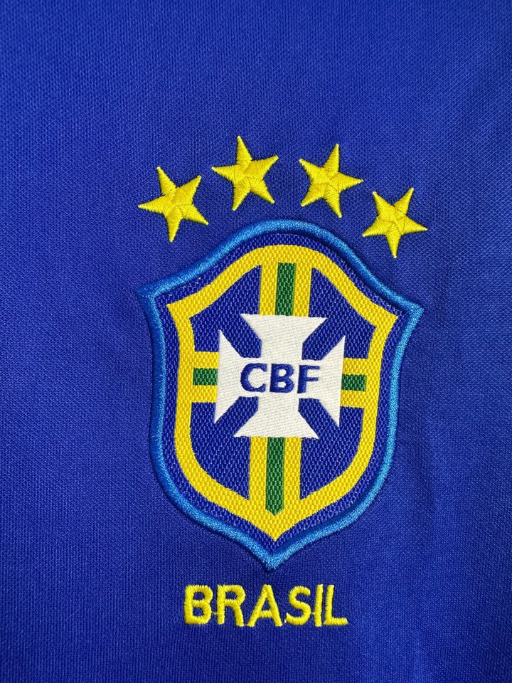 Brazil 1998 Away Retro Shirt - Long Sleeve
