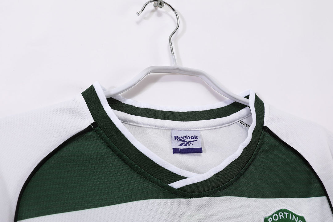 Sporting 01/03 Home Retro Shirt - Long Sleeve