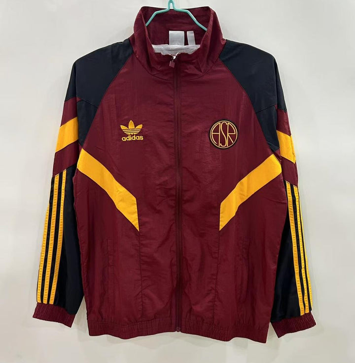 Roma Windbreaker Jacket - Burgundy