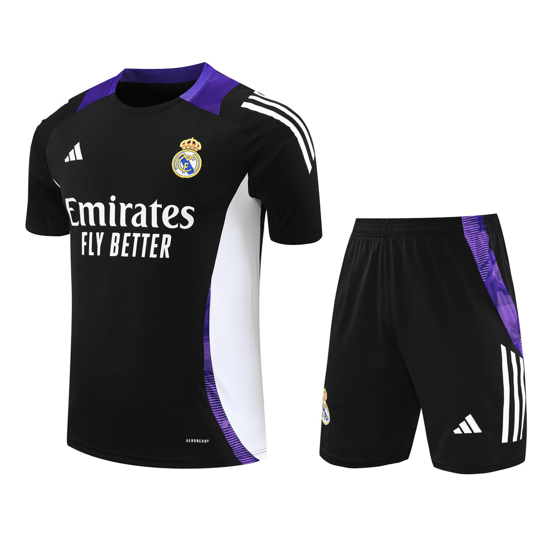 Real Madrid 2024/25 Training Kit - Black/Purple
