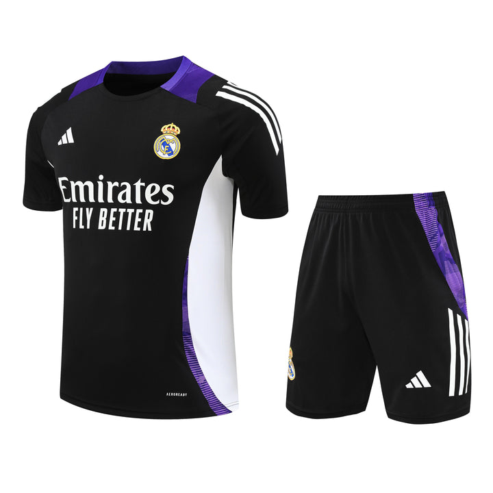 Real Madrid 2024/25 Training Kit - Black/Purple