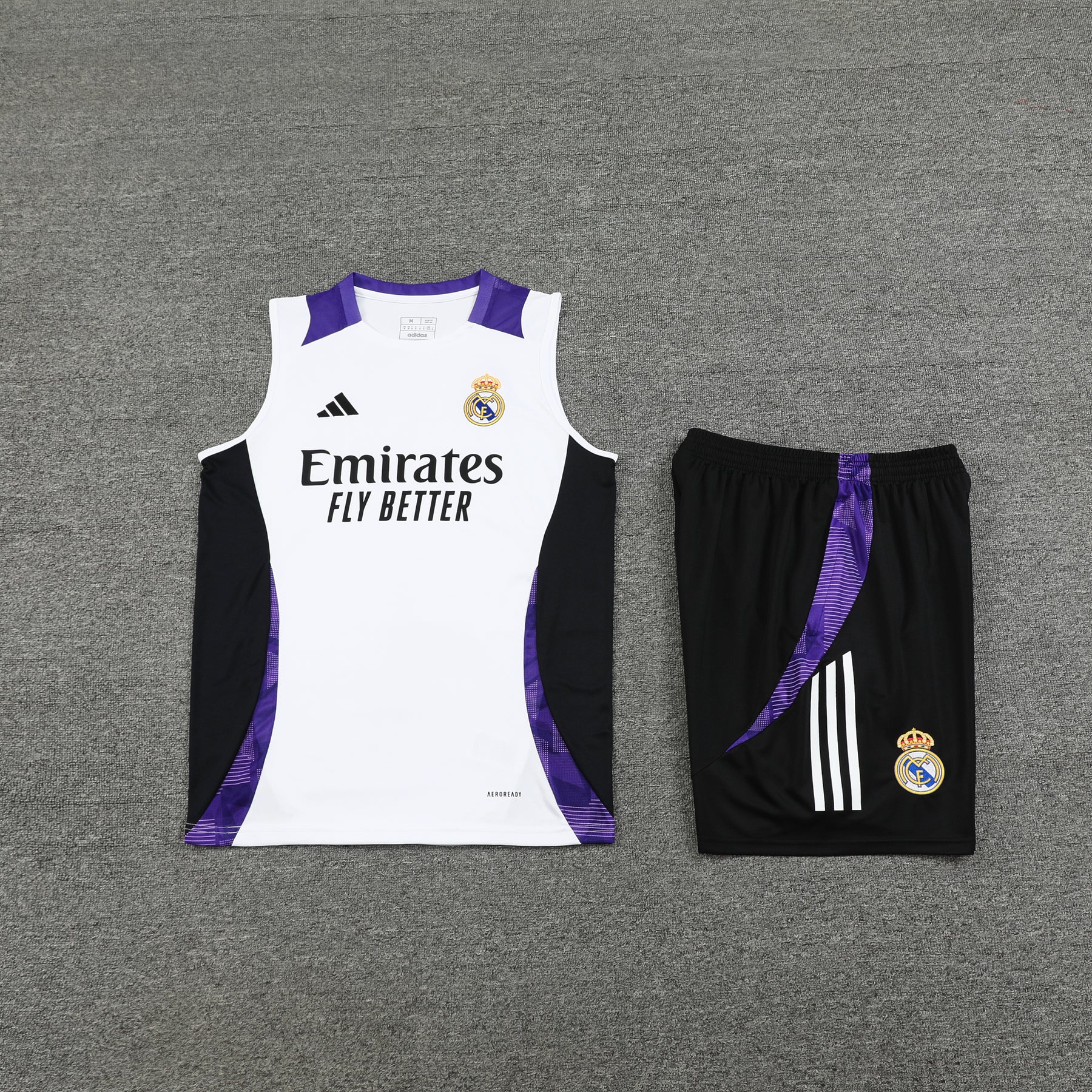 REAL MADRID TANK TOP SET 24/25 - WHITE II