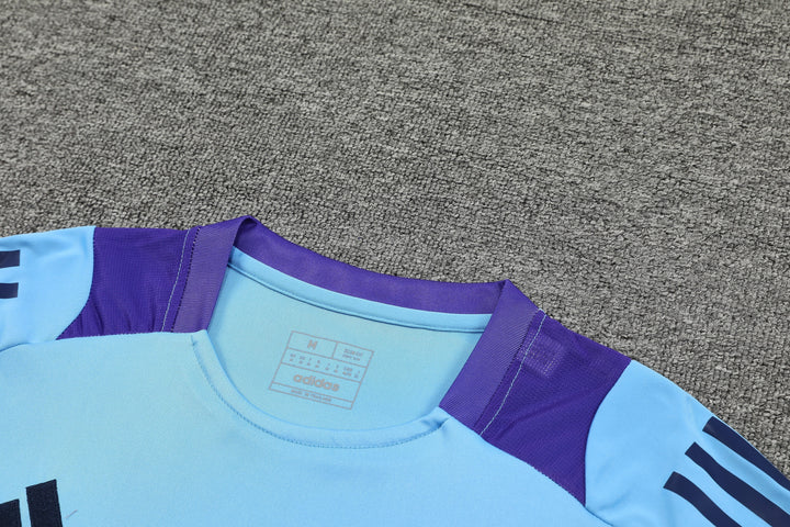 Argentina 2024/25 Training Kit - Light Blue/Navy Blue
