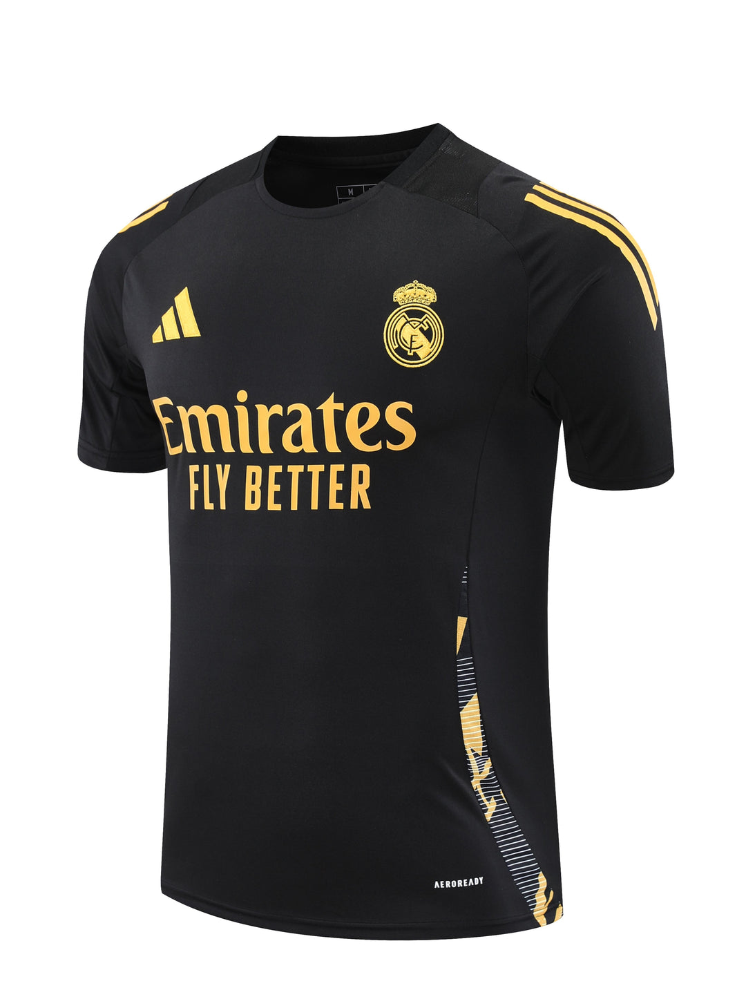 Real Madrid 2024/25 Training Shirt - Black/Yellow