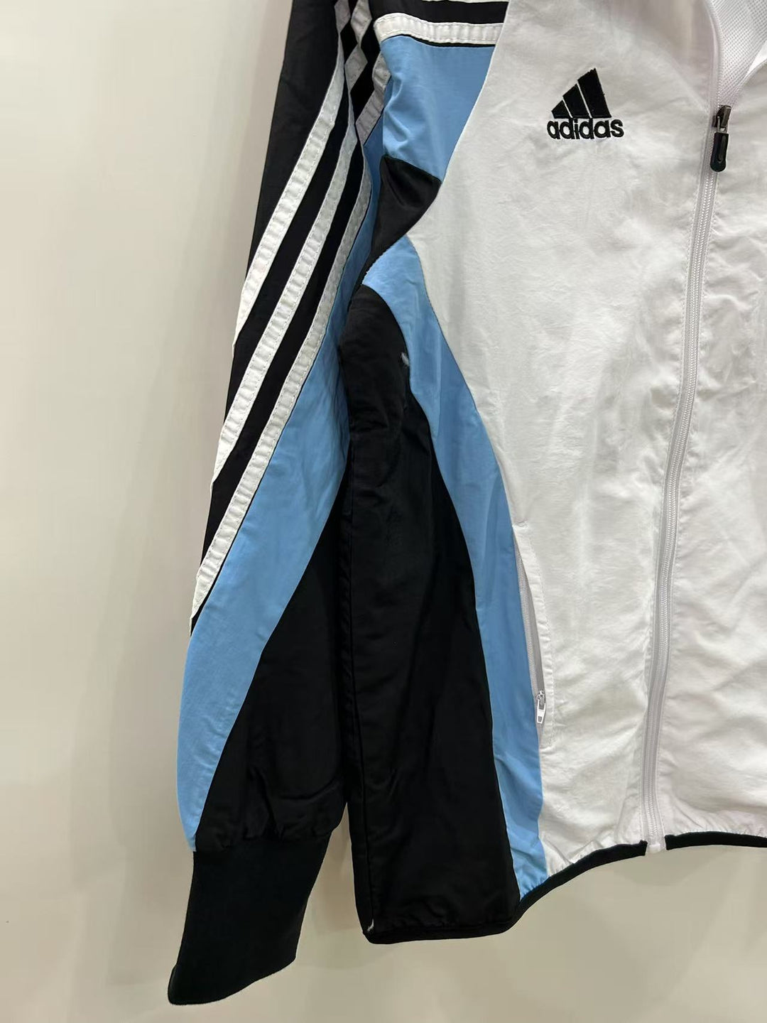 Real Madrid Windbreaker Jacket - White/Light Blue