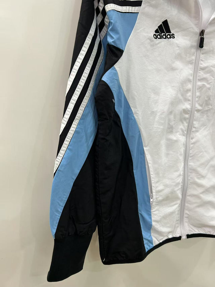 Real Madrid Windbreaker Jacket - White/Light Blue
