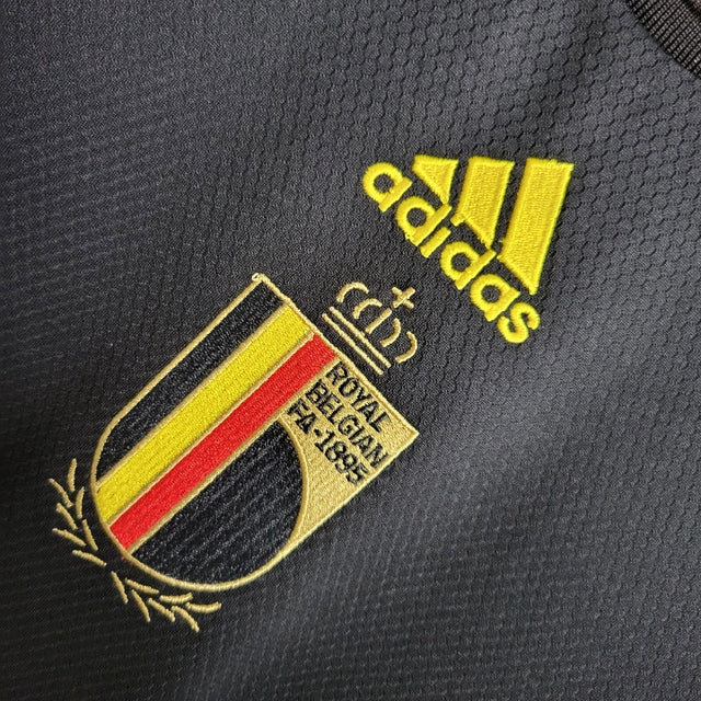 Belgium Away 22/23 Shirt - No. Adidas Men's Supporter - Black