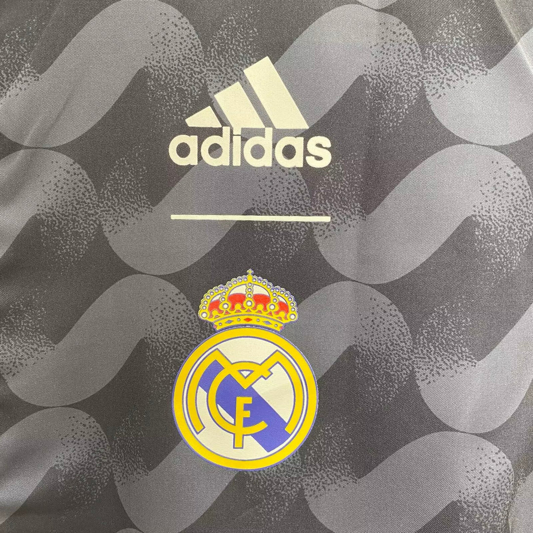 Real Madrid Reversible Windbreaker Jacket - White/Navy Blue