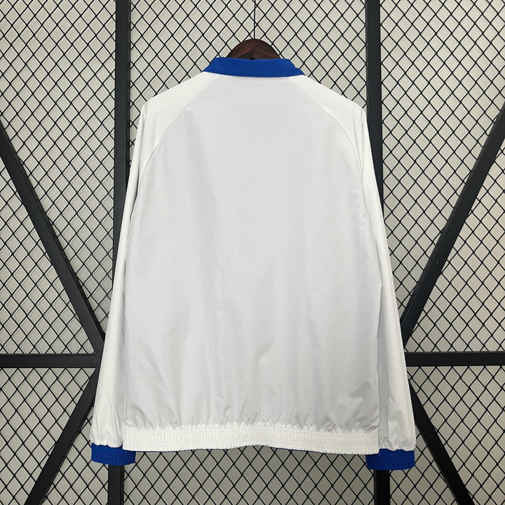 Argentina Reversible Windbreaker Jacket - Blue/White