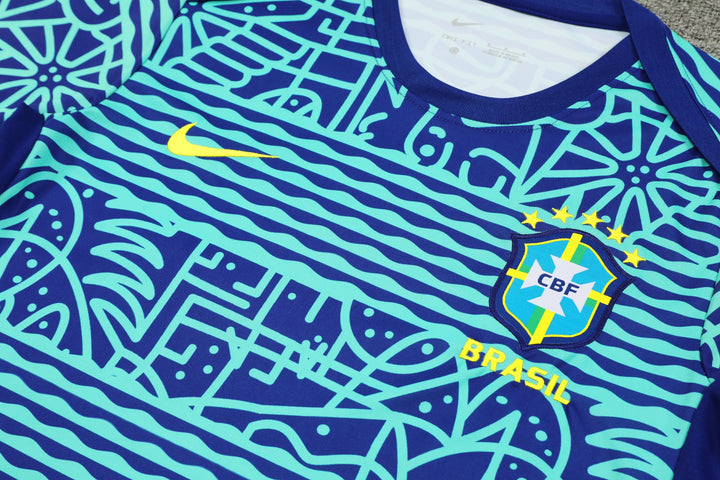 Brazil 2024/25 Training Shirt - Blue/Turquoise