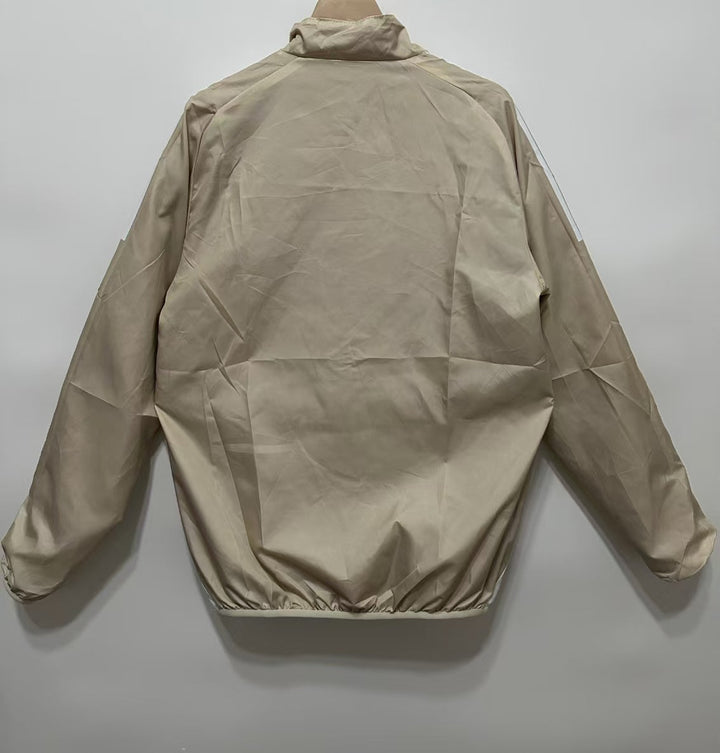 Real Madrid Reversible Windbreaker Jacket - Burgundy/Beige