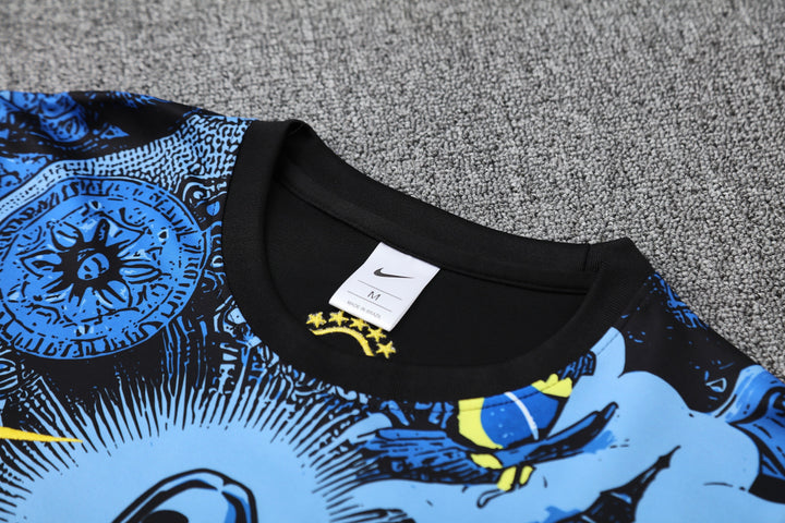 Brazil 2025/26 Training Kit - Blue/Black