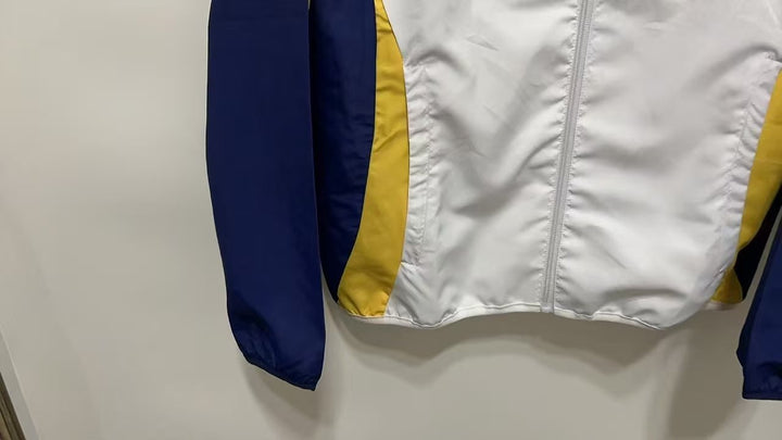 Real Madrid Windbreaker Jacket - White/Yellow
