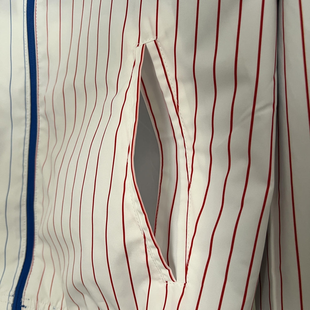 France Reversible Windbreaker Jacket - White/Blue