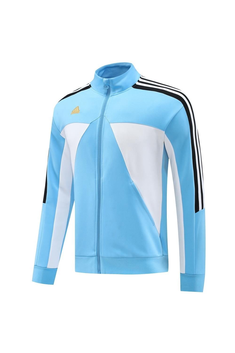 Adidas Jacket - Light Blue/White